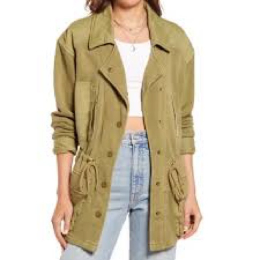 💚SOLD💚We The Free Saturday Utility Jacket Sage Green Jacket